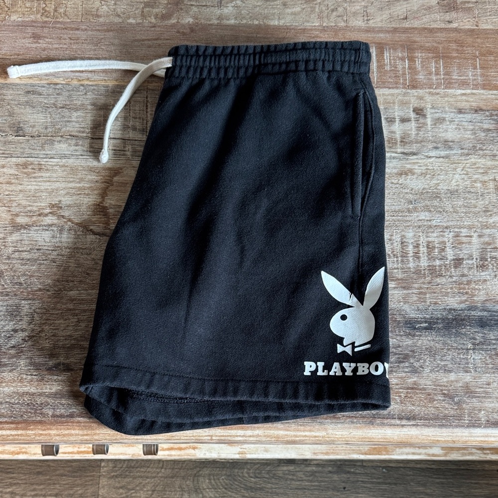 PLAYBOY Black Casual Shorts